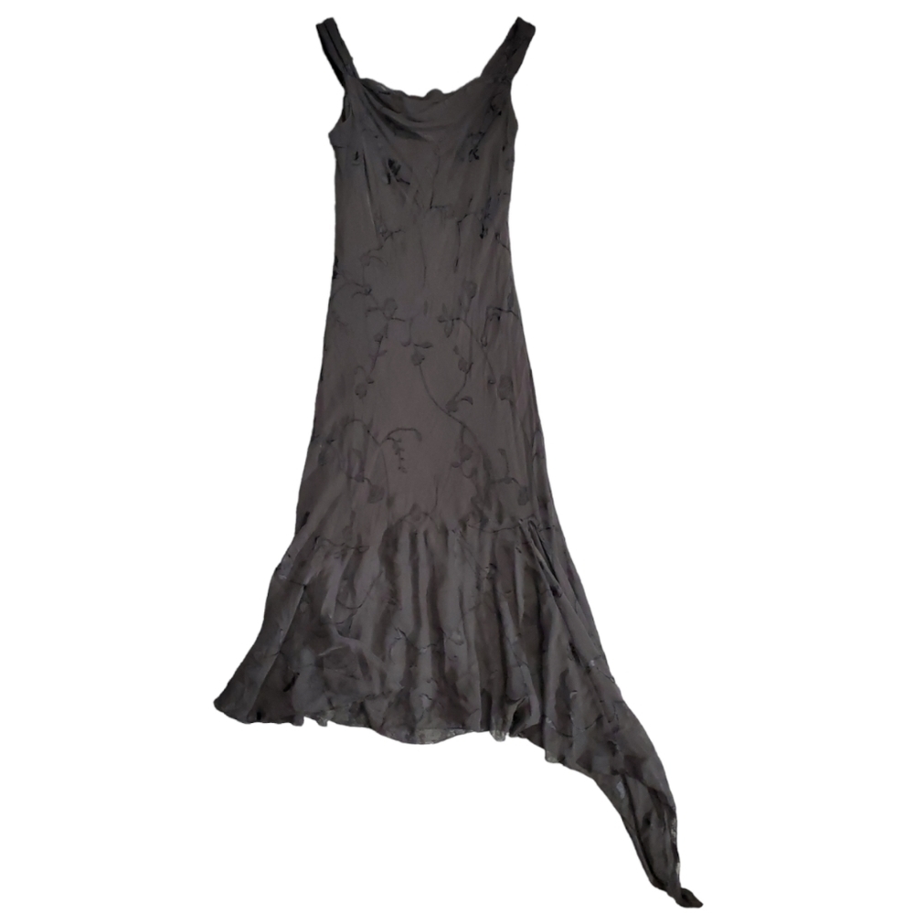 STUNNING Johnathan Martin Silk Black Dress - Picture 5 of 10
